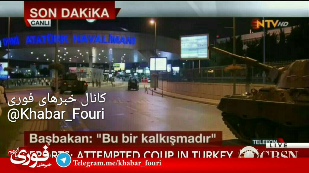 🇹🇷
#فوری ؛ ارتش ترکیه طی بیانیه‌ای اعلام کرد حکومت را در این کشور به دست گرفته است. #خاورمیانه #Tu